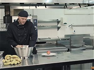 Chef Nacho Vidal nails his new boss in the kitchen