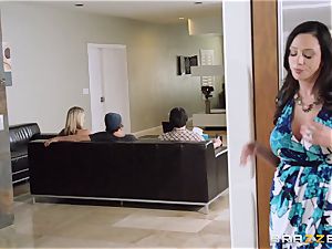 Mean mother Ariella Ferrera tempts her daughters-in-law dude